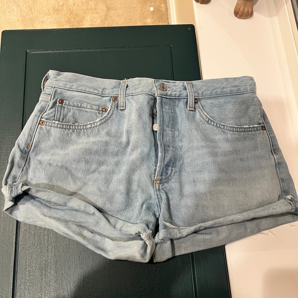 AGOLDE Parker Denim Shorts